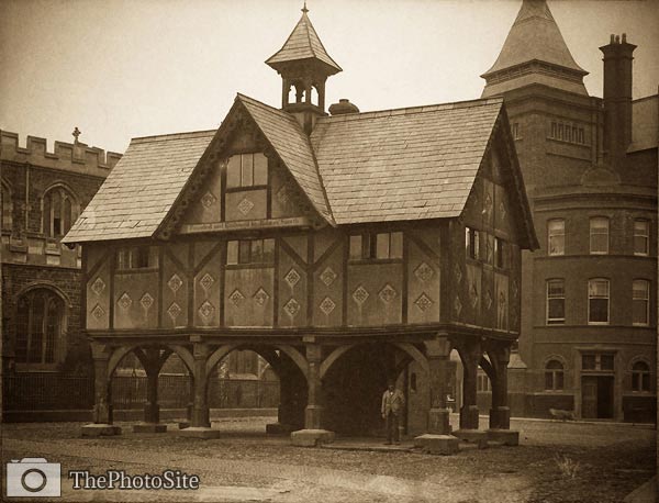 Market Harborough, Leicestershire antique photograph - Click Image to Close