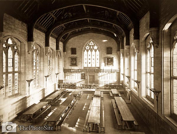 Balliol College, Great Hall, Oxford victorian era - Click Image to Close