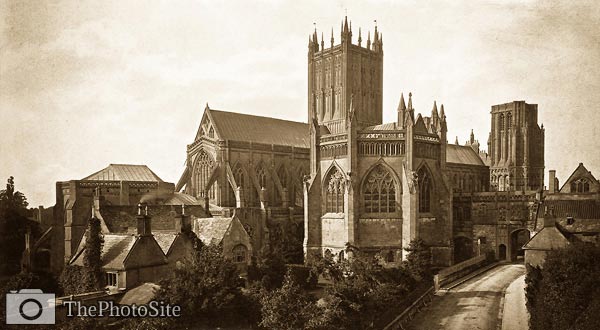 Wells Cathedral, showing Chapter Houseold victorian photo - Click Image to Close