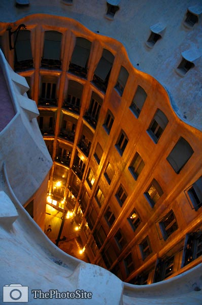 Sagrada Familia, stain glassed window ? new part to Cathedral, u - Click Image to Close