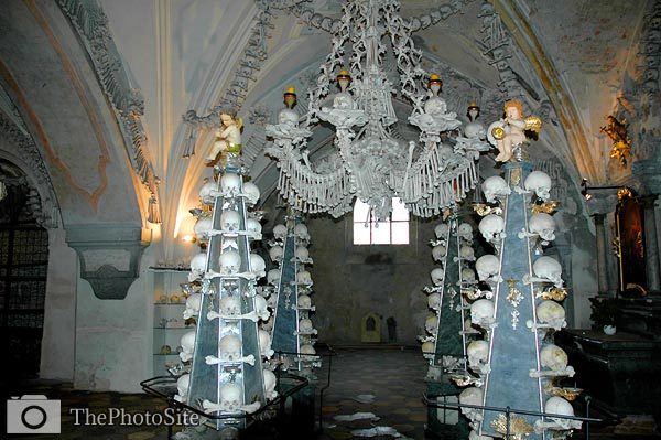 Bone chandelier and pyramid - Click Image to Close