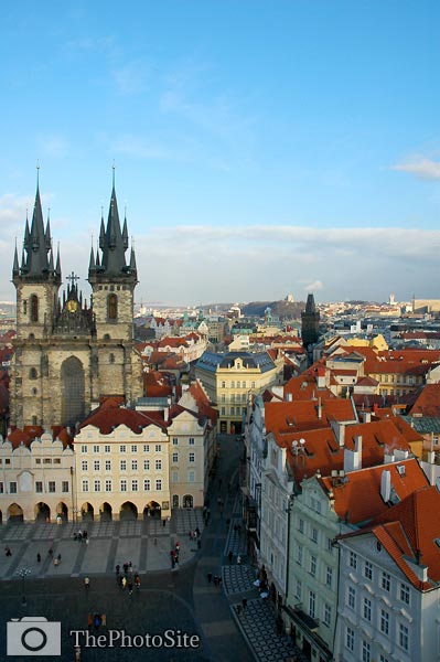 Prague and tyn towers - Click Image to Close