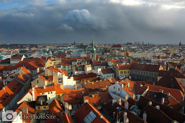 Prague rooftops, Czech Republic - Click Image to Close