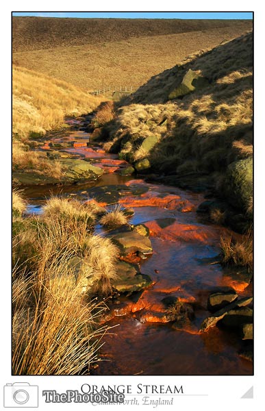 Flowing Orange Stream - Click Image to Close