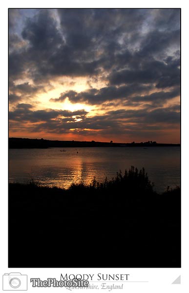 Moody Sunset - Click Image to Close