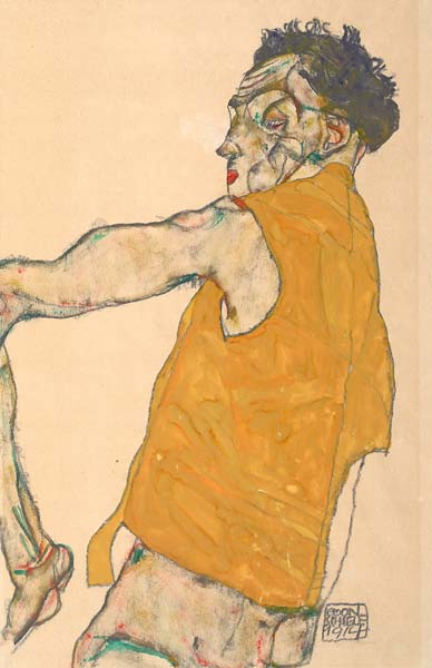 Self Portrait in Yellow Vest - Click Image to Close