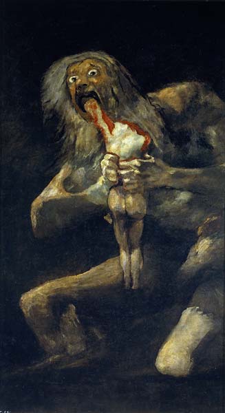 Saturn Devouring His Son, Devoration or Saturn Eats His Child - Click Image to Close