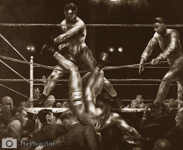 Jack Dempsey and Luis Firpo by George Bellows - Click Image to Close