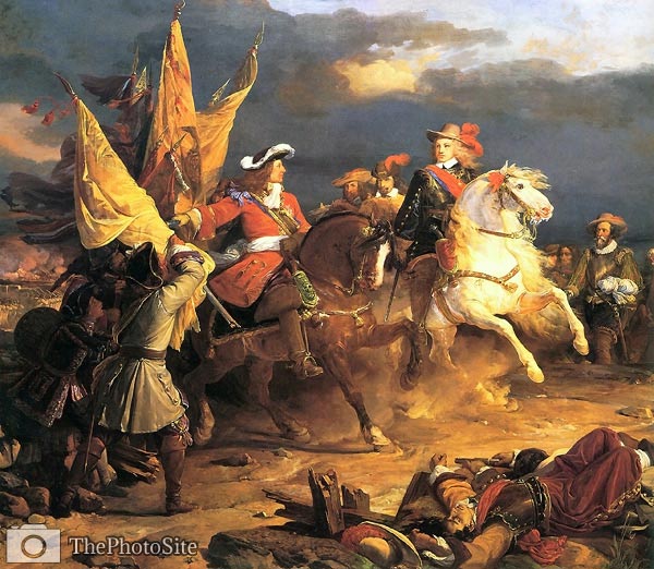 The battle of Villaviciosa by Jean Alaux - Click Image to Close