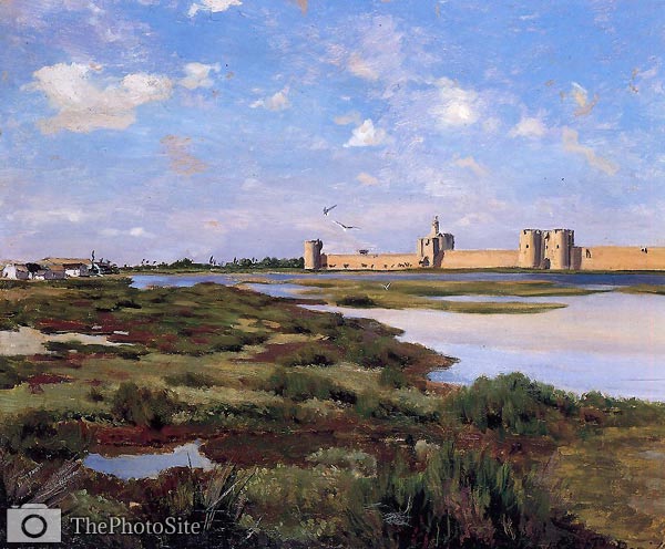 Aigues-Mortes Frederic Bazille - Click Image to Close