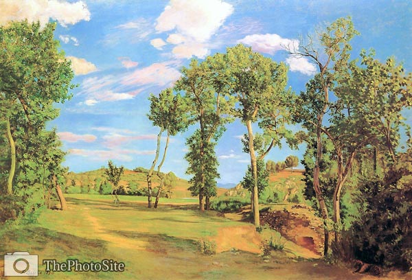Landscape by Frederic Bazille - Click Image to Close
