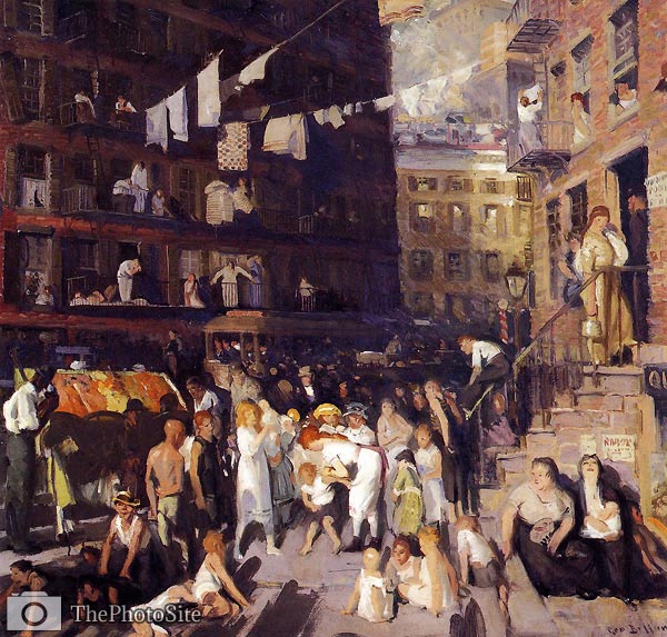 Cliff Dwellers George Bellows - Click Image to Close
