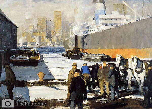 Men of the Docks George Bellows - Click Image to Close