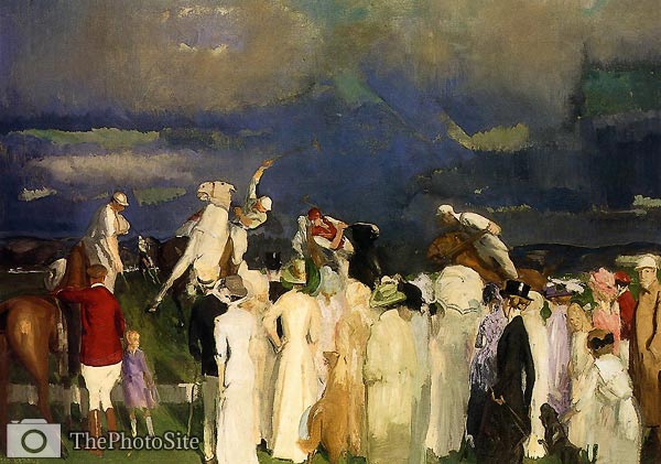 Polo Crowd by George Bellows - Click Image to Close