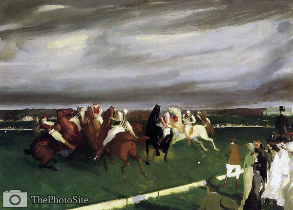 Polo at Lakewood George Bellows - Click Image to Close