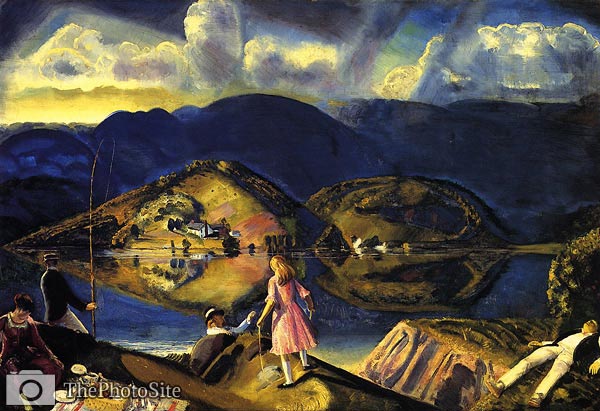 The Picnic George Bellows - Click Image to Close
