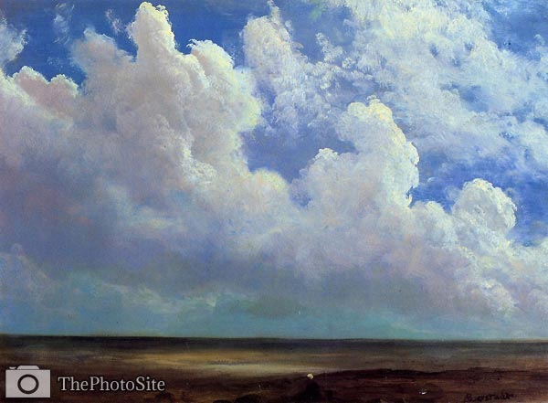 Beach Scene by Albert Bierstadt - Click Image to Close