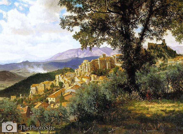Olevano by Albert Bierstadt - Click Image to Close