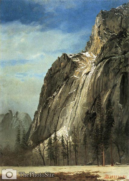 Cathedral Rocks, Yosemite Albert Bierstadt - Click Image to Close