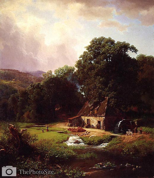 The Old Mil by Albert Bierstadt - Click Image to Close