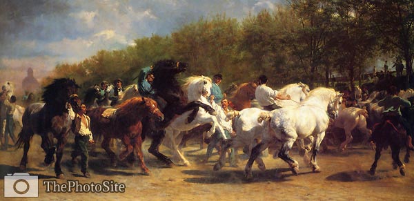 The Horse Fair Marie-Rosalie Bonheur - Click Image to Close