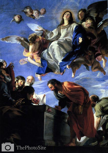 Assumption of the virgin by Juan Martin Cabezalero - Click Image to Close