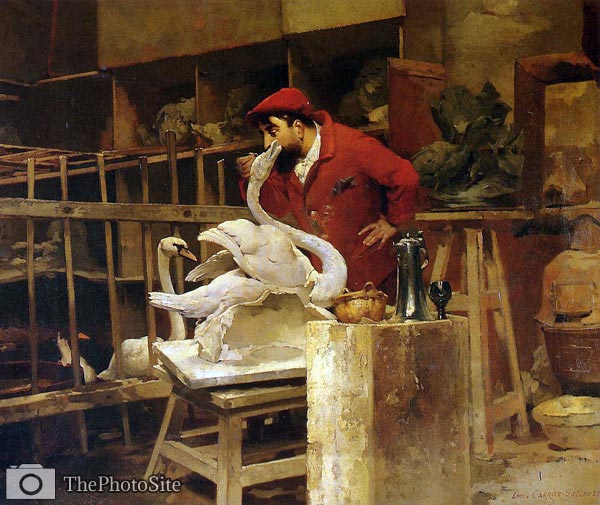 The Animal Sculptor Louis-Robert Carrier-Belleuse - Click Image to Close
