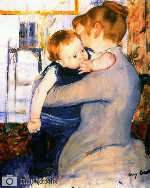 Mother and Baby Mary Stevenson Cassatt - Click Image to Close