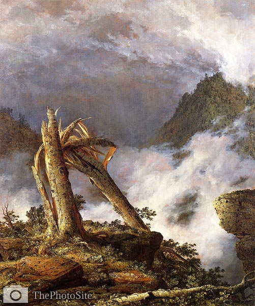 Storm in the Mountains Frederic Edwin Church - Click Image to Close