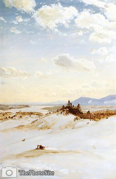 Winter Scene, Olana Frederic Edwin Church - Click Image to Close