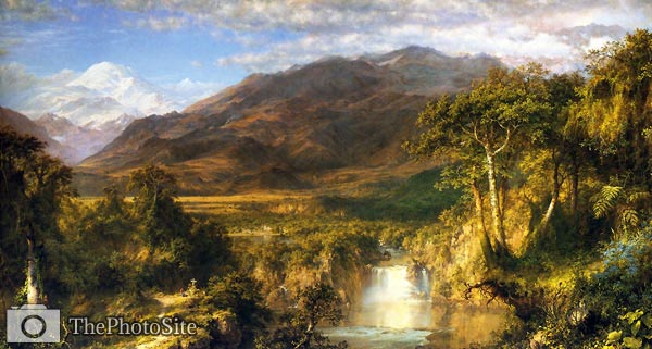 The Andes Frederic Edwin Church - Click Image to Close