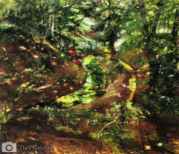 In the Woods near Bernried Lovis Corinth - Click Image to Close