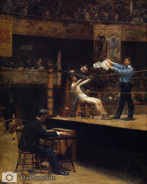 Between Rounds Thomas Eakins - Click Image to Close
