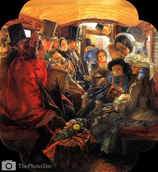 Omnibus life in london William Maw Egley - Click Image to Close
