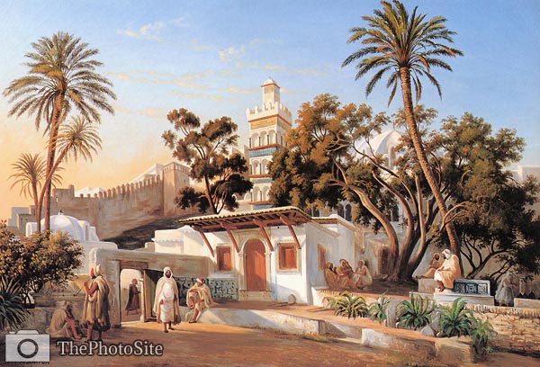 Sidi mosque by Gregoire Isidore Flacheron - Click Image to Close