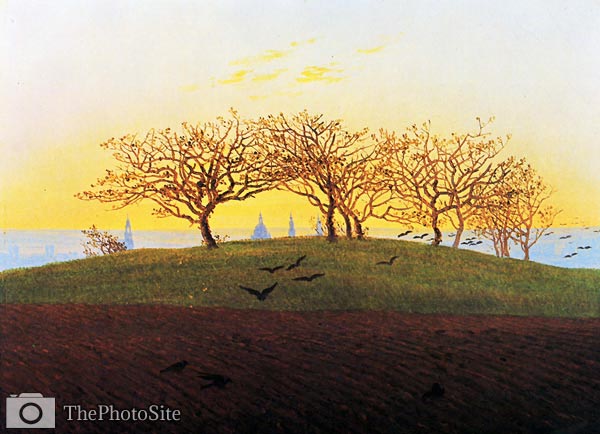 Landscape clese to Cresde Caspar David Friedrich - Click Image to Close