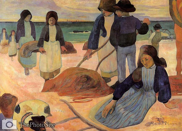 Seaweed Gatherers Paul Gauguin - Click Image to Close