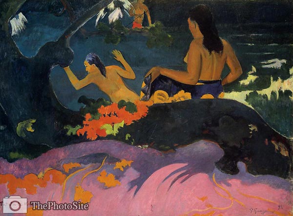 Fatata te Miti aka By the Sea Paul Gauguin - Click Image to Close