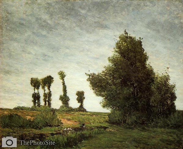 Landscape with Poplars Paul Gauguin - Click Image to Close