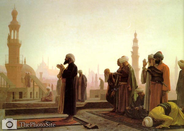 Prayer on the Housetops Jean-Leon Gerome - Click Image to Close