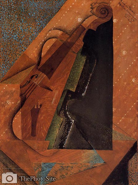 The violin by John Haberle - Click Image to Close