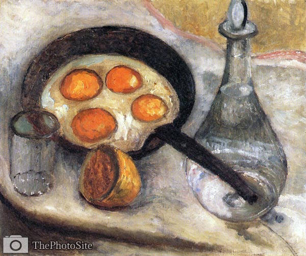 Still life with fried eggs Paula Becker Modersohn - Click Image to Close