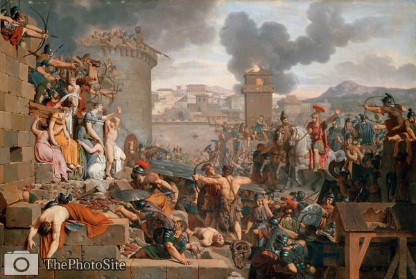 Metellus Raising the Siege Armand-Charles Caraffe - Click Image to Close