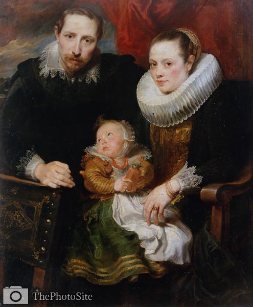 Family Portrait Anthony van Dyck - Click Image to Close