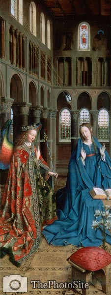 The Annunciation Jan van Eyck - Click Image to Close