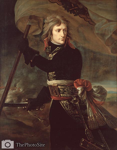Napoleon Bonaparte on the Bridge at Arcole Antoine-Jean Gros - Click Image to Close