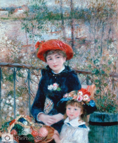 The Two Sisters (On the Terrace) Pierre-Auguste Renoir - Click Image to Close