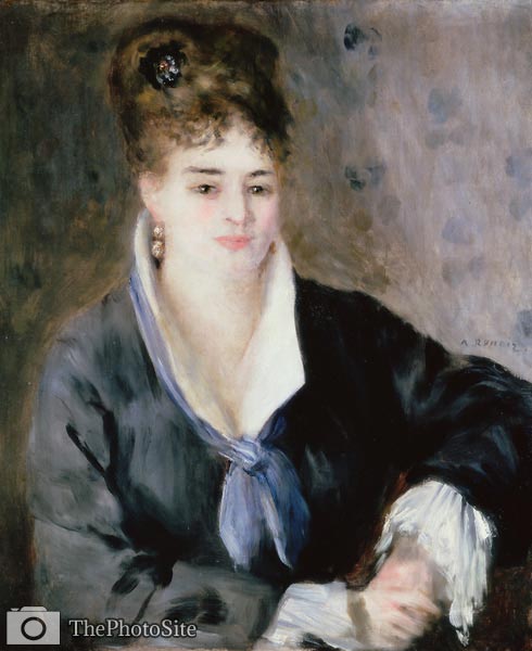 Woman in Black Pierre-Auguste Renoir - Click Image to Close