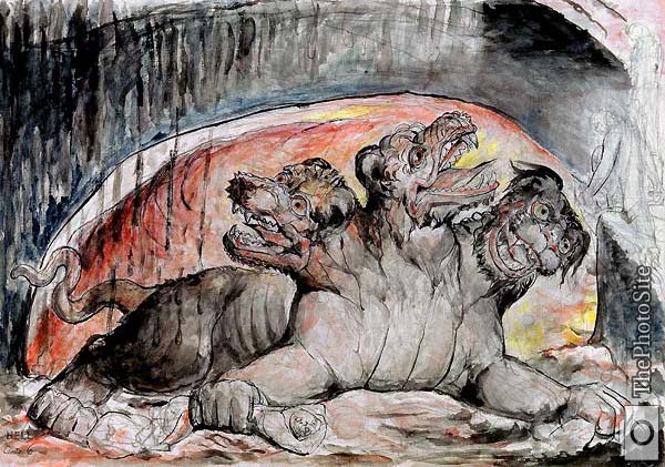 Cerberus William Blake - Click Image to Close