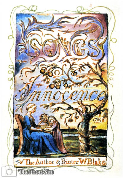 Title Page from Songs of Innocence William Blake - Click Image to Close